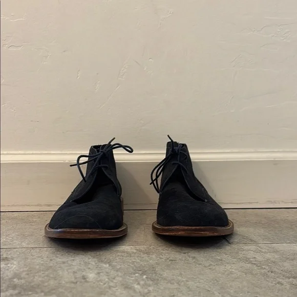 Ted Baker London Blue Suede Chukka Boots - Picture 2 of 8